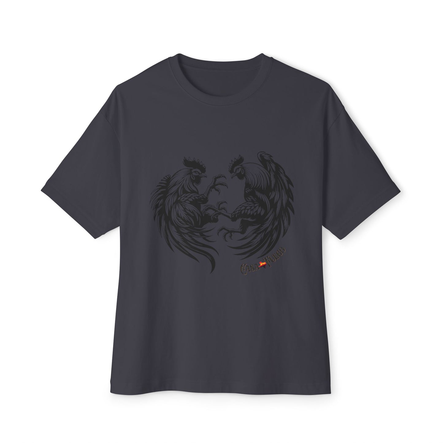 "Pelea De Gallos" Unisex Boxy Graphic Tee